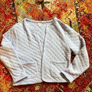 ✨NEW J. Crew Light Blue Quilted Jacket